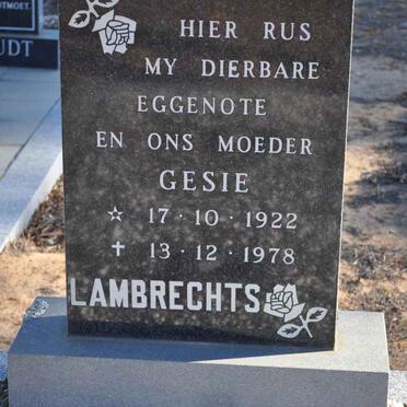 LAMBRECHTS Gesie 1922-1978