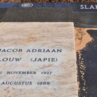 LOUW Jacob Adriaan 1927-1988
