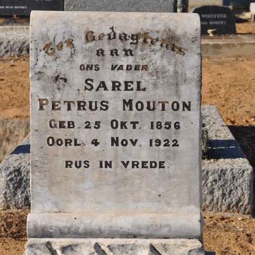 MOUTON Sarel Petrus 1856-1922