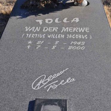 MERWE Tertius Willem Jacobus, van der 1943-2000