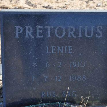 PRETORIUS Lenie 1910-1988