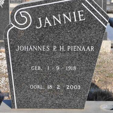 PIENAAR Johannes P.H. 1918-2003