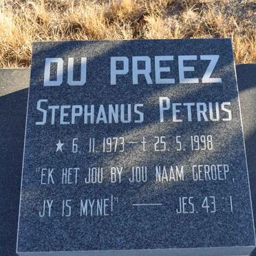 PREEZ Stephanus Petrus, du 1973-1998