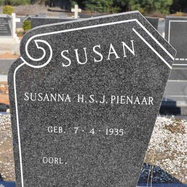 PIENAAR Susanna H.S.J. 1935-