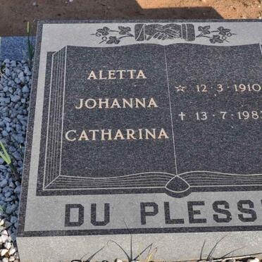 PLESSIS Aletta Johanna Catharina, du 1910-1983