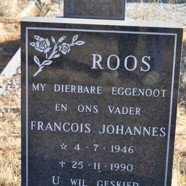 ROOS Francois Johannes 1946-1990