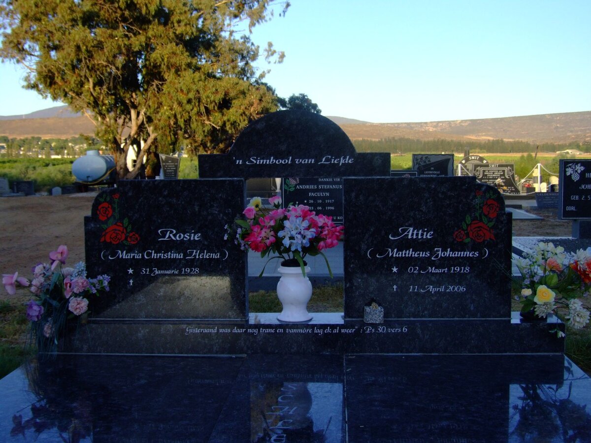 SCHLECHTER Mattheus Johannes 1918-2006 & Maria Christina Helena 1928-  _2