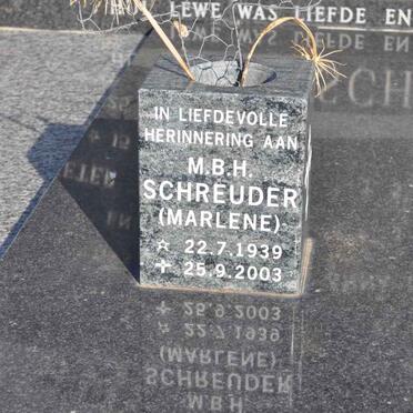 SCHREUDER M.B.H. 1939-2003
