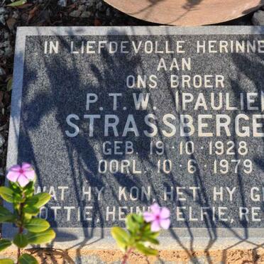 STRASSBERGER P.T.W. 1928-1979