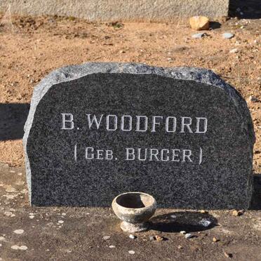WOODFORD B. nee BURGER