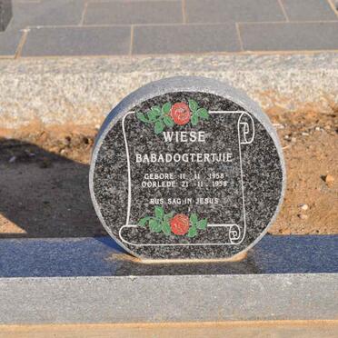 WIESE Babadogtertije 1958-1958