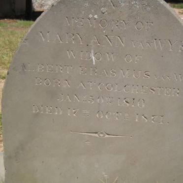 WYK Mary Ann, van 1810-1871
