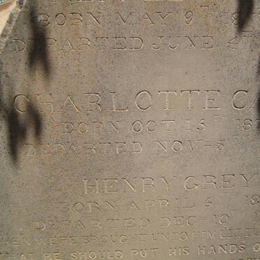 CANE Charlotte 1870-1875