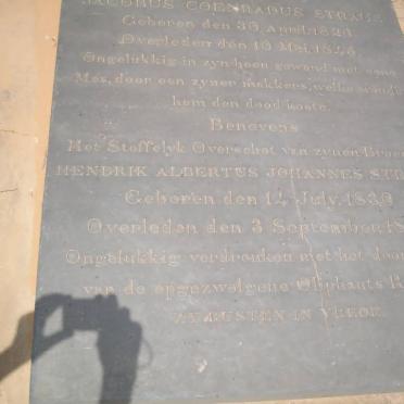 STRAUS Hendrik Albertus Johannes 1830-1855