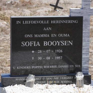 BOOYSEN Sofia 1926-1957