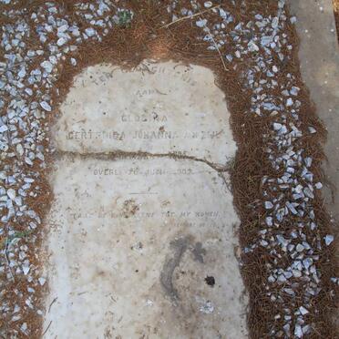 ZIJL Glodina Gertruida Johanna, van 1895-1902 