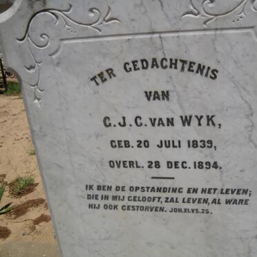 WYK C.J.C., van 1839-1894