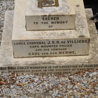 VILLIERS J.S.H., de -1904 :: VAN DER MERWE Carl -1904