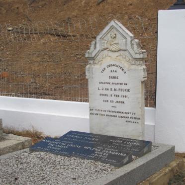 FOURIE Sarie -1921