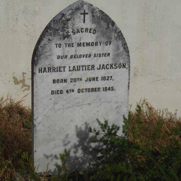 JACKSON Harriet Lautier 1827-1845