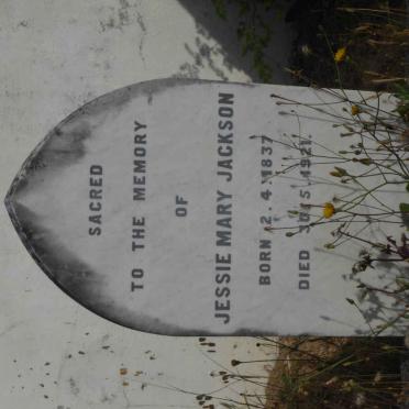 JACKSON Jessie Mary 1837-1921