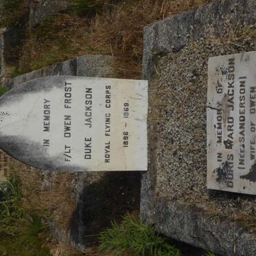 JACKSON Owen Frost Duke 1896-1969 &amp; Doris Ward SANDERSON 1900-1971