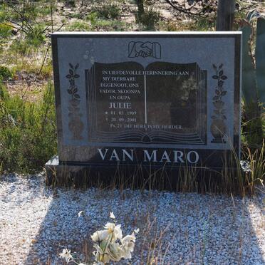 MARO Julie, van 1909-2001