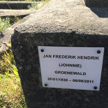 GROENEWALD Jan Frederik 1930-2011