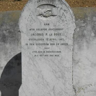 ROUX Jacobus P., le -1917