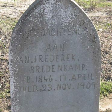 BREDENKAMP Jan Frederek 1846-1909