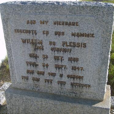 PLESSIS Willem, du nee HENRICO 1889-1947