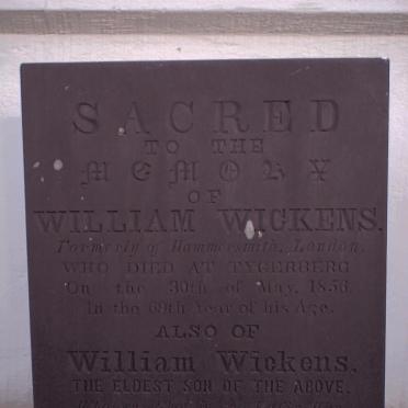 WICKENS William 1787-1856 :: WICKENS William -1846