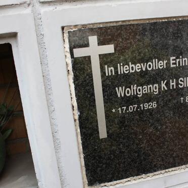 SIEMEN Wolfgang K.H. 1926-2006