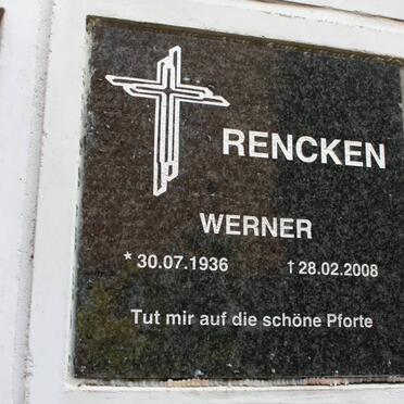 RENCKEN Werner 1936-2008