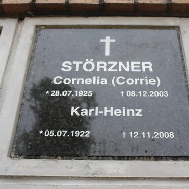 STÖRZNER Karl-Heinz 1922-2008 &amp; Cornelia 1925-2003
