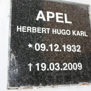 APEL Herbert Hugo Karl 1932-2009