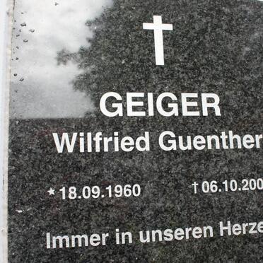 GEIGER Wilfried Guenther 1960-2005