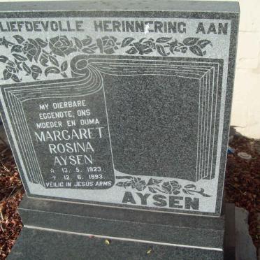 AYSEN Margaret Rosina 1923-1993