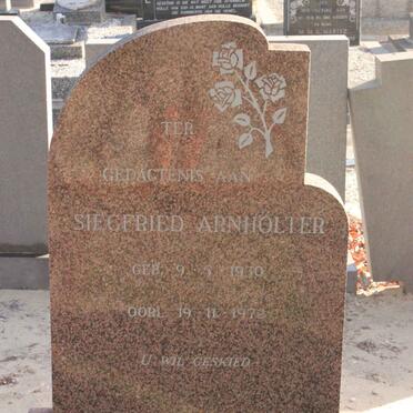 ARNHOLTER Siegfried 1930-1972