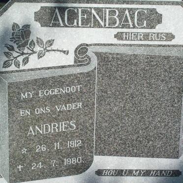 AGENBAG Andries 1912-1980