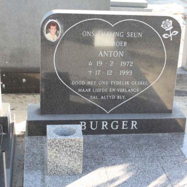 BURGER Anton 1972-1993