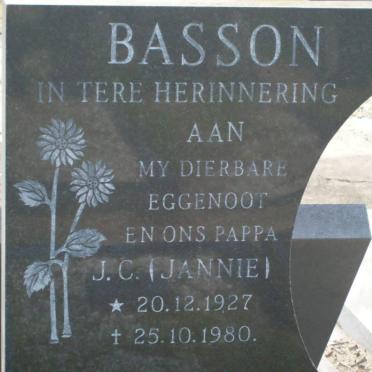 BASSON J.C. 1927-1980