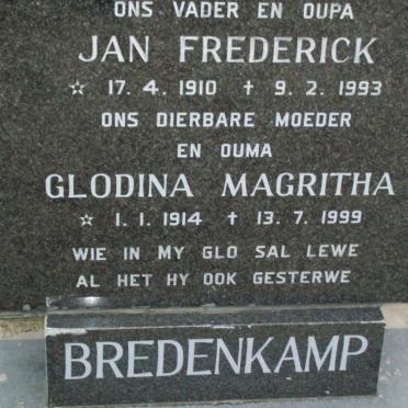 BREDENKAMP Jan Frederick 1910-1993 &amp; Glodina Magrietha 1914-1999