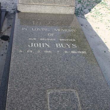 BUYS John 1941-1980