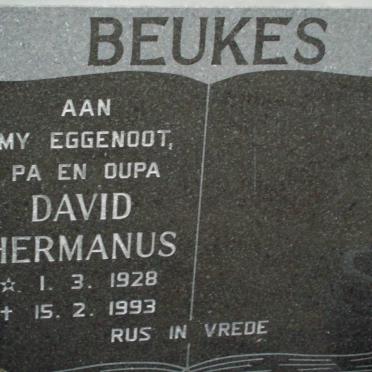 BEUKES David Hermanus 1928-1993