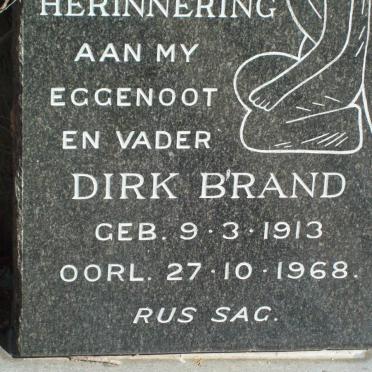 BRAND Dirk 1913-1968