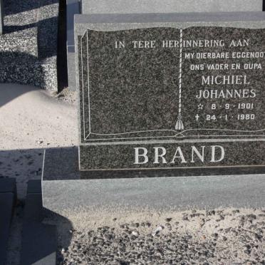 BRAND Michiel Johannes 1901-1980