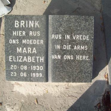 BRINK Mara Elizabeth 1930-1999