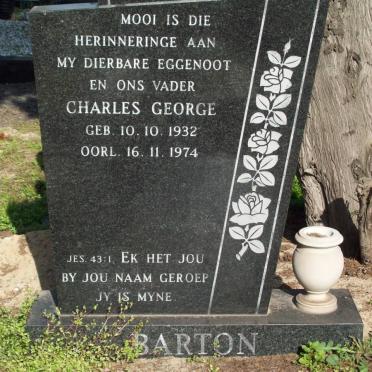 BARTON Charles George 1932-1974