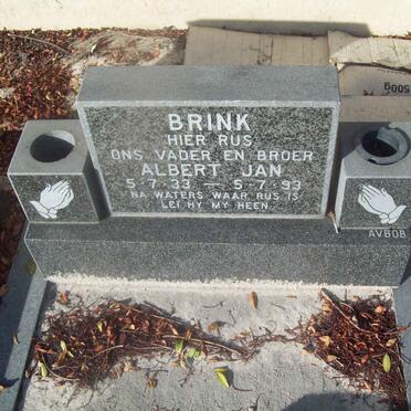 BRINK Albert Jan 1933-1993